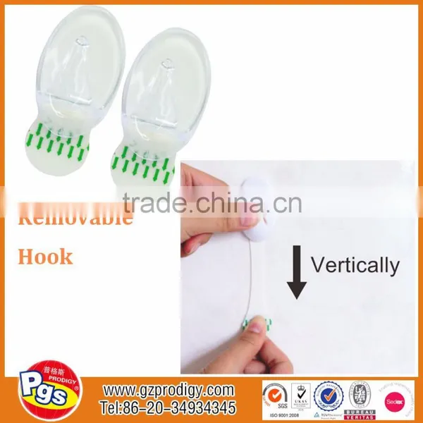 Hot Selling Self-adhesive Removable Plastic Wall Clothes Hanger Hooks photo-2