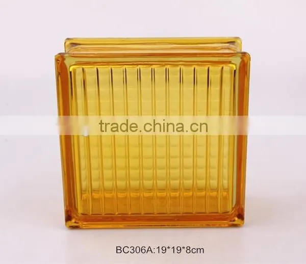 2014 New Glass Brick Sprayed Color Used for Home Decration