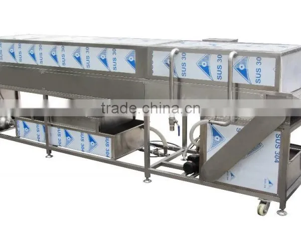 DUP-5000 Industrial Top and Bottom Spray Vegetable and Fruit Washing Cleaning Machine photo-3