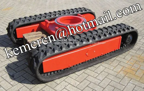 Custom Built Rubber Track Undercarriage With Slew Bearing photo-2