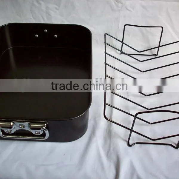 Rectangular Aluminum Roasting Turkey Pan With U Rack photo-3