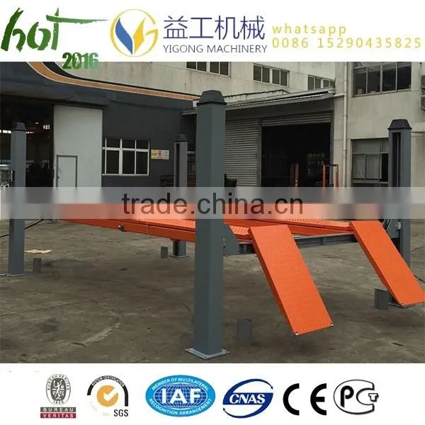CE Approved 4 Post Car Lift for Sale photo-4