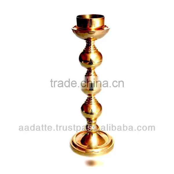 Metal Candle Stand Brass Candle Holder