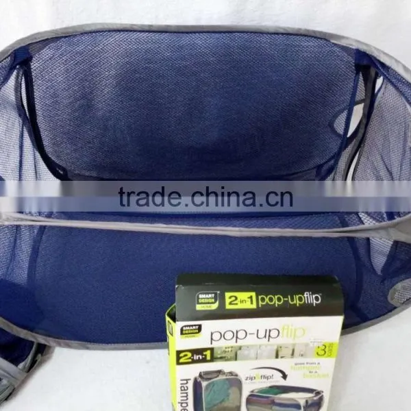 Polyester Folding Laundry Basket/collapsible Easy Carry Laundry Basket photo-3