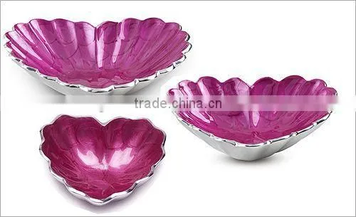 Decorative Aluminum Enamel Fruit Bowls | Heart Shaped Bowl photo-2