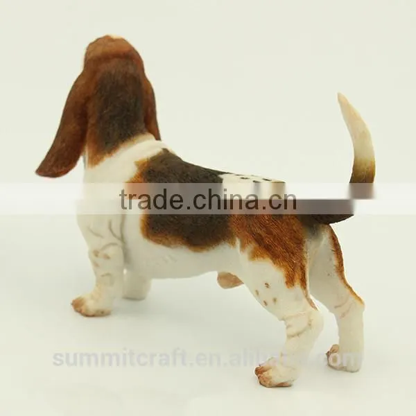 Artificial Resin Basset Hound Dog Statues Statues for Sale photo-2