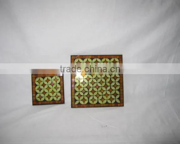 10*10cm,12*12cm OEM Splicing Glass Mosaic Plate photo-2