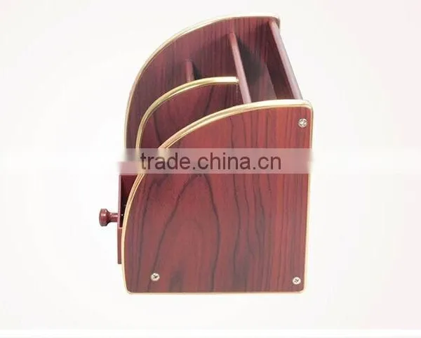 High Quality Handmade Multi-functional Wooden Pen Container photo-4