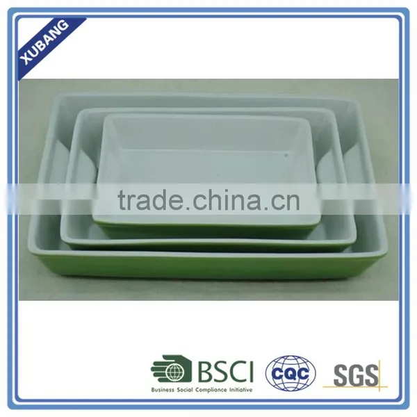 Oval Shape Unique Design Ceramic Wholesale Bakeware Set photo-3