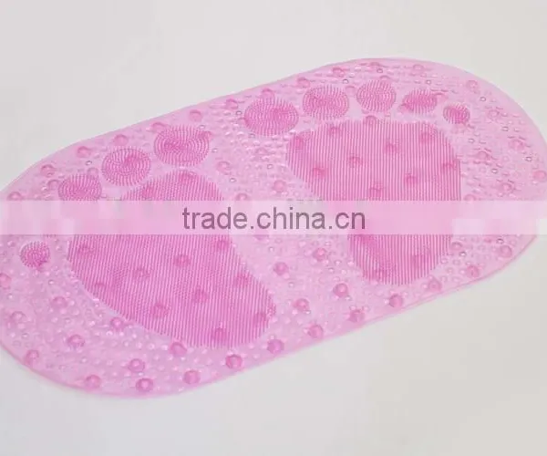 Top Quality Five Strips Top Grade Anti-slip Pvc Hotel Bath Mat photo-3