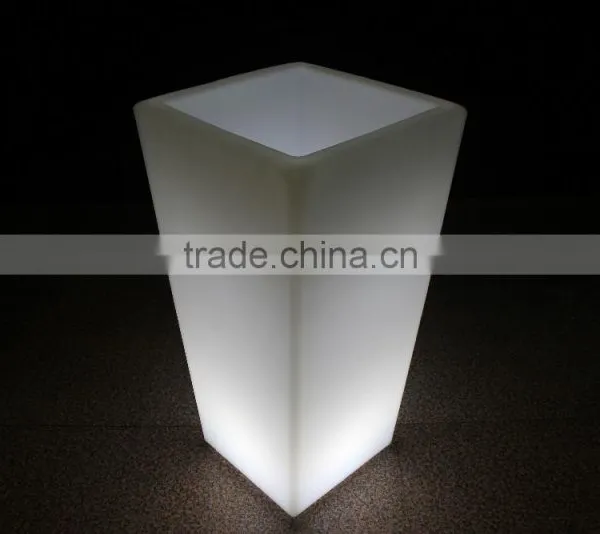 Led Lighted Flower Pots Plastic Flower Vase Home Decoration Pots photo-3