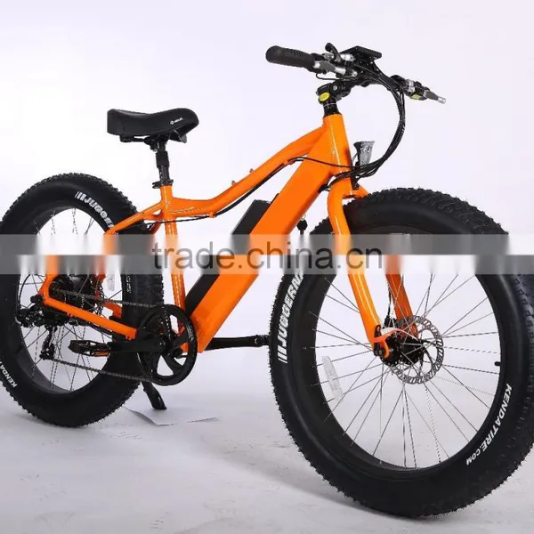 Hot Sell 26inch Aluminum Alloy Frame Electric Bike no Foldable Electric Fat Tire Bike 48V 350W photo-2