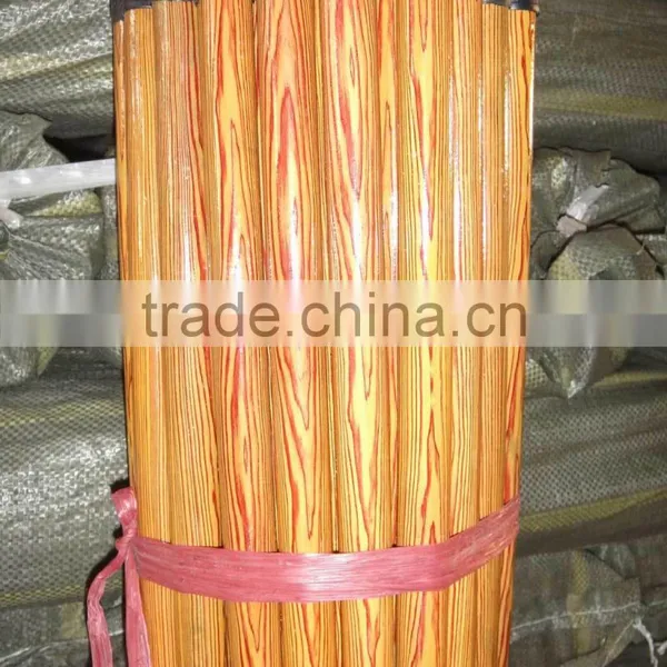 PVC Coated Broom Stick Wooden Mop Handle Made in Guigang China photo-3
