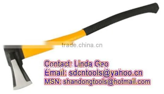 OEM Orders Top Quality Cheap Forged Hand Tools Axe With Fiberglass Handle