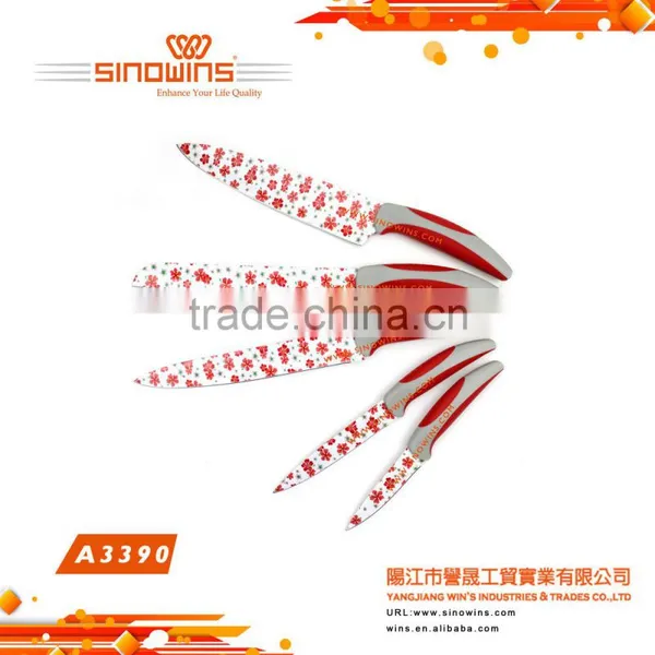 Royal Ceramic Knives Set 5pcs Non-stick Coating Knife Set photo-3