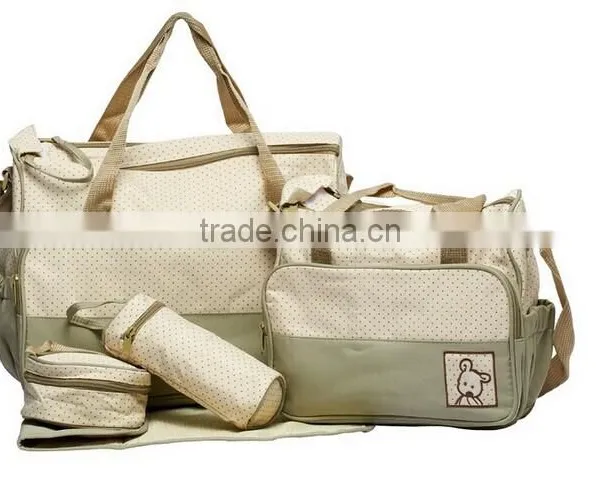 5PCs Baby Nappy Changing Bag Set photo-6