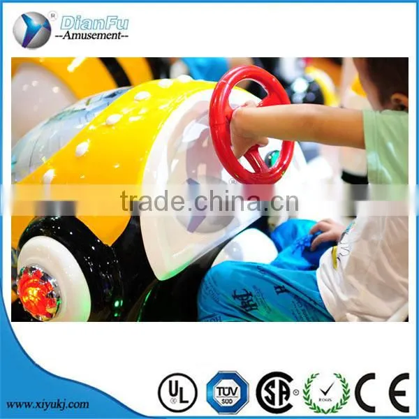 Kids Rides Arcade Games Carousel go Round Coin Operated Game Machine Four Seat Hornet Carousel Kids Ridding Machine photo-5