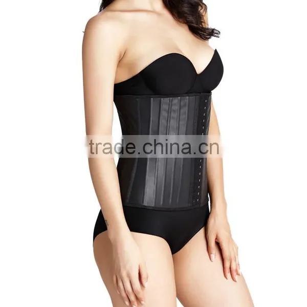 Slimming Body Shaper 25 Steel Boned Underbust Latex Corset Waist Trainer photo-6