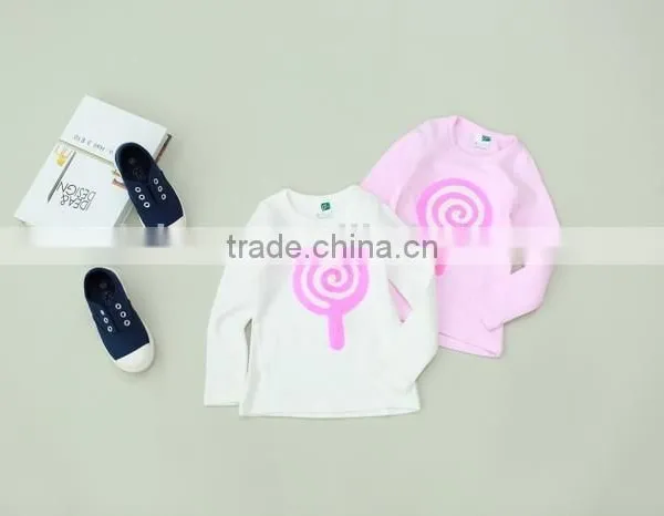 2015 Children's Clothing Fashionable Longsleeve T-shirt for Girls photo-6