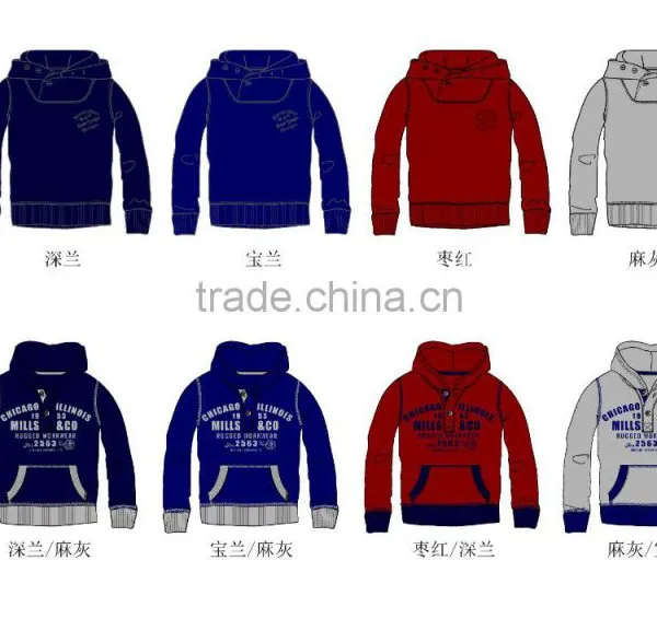 Fleece Kid Top Winter Stock Boy Hoodies Clothes China Factory photo-2