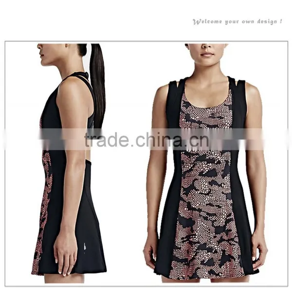 Custom Sexy And Comfortable Girls' Popular Uniform Tennis Dress photo-5