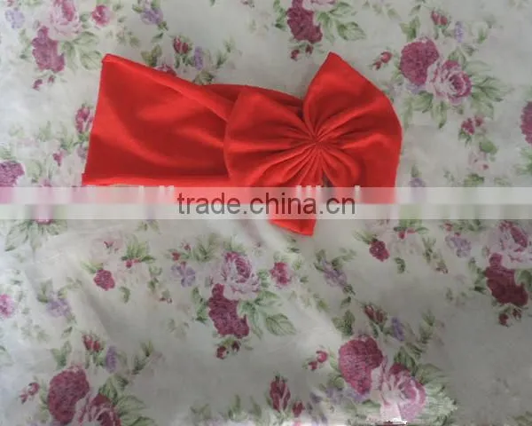New Style Cute Baby Hair Bands Children Cotton Knit Hair Accessories Fashion Cotton Elactic Bands Wholesale Girls Bowknot Bands photo-2