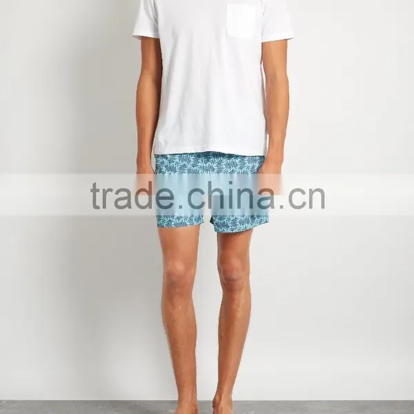 High Quality Mens Swim Shorts Floral Print Throughout Beach Men's Shorts photo-4