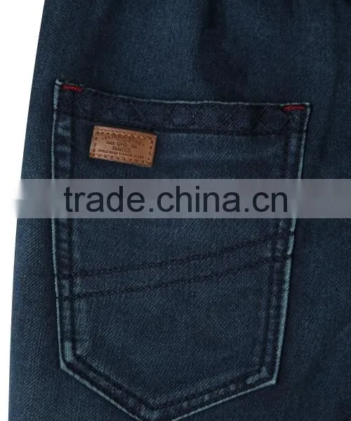 Guangzhou Jeans Market New Model Jeans Pent Style Wholesale Kids Jeans With Rib Hem photo-3