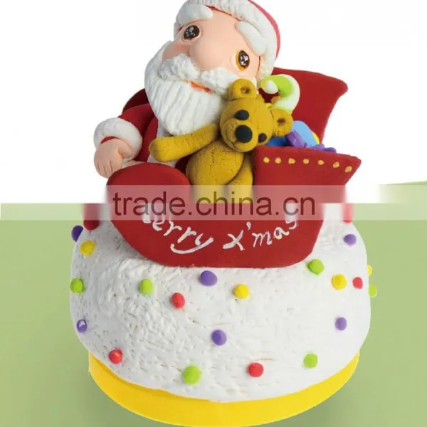 Clay Christmas Craft Decorations Xmas With Christmas Reindeer photo-2