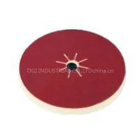 Felt Polishing Wheels With Red Paper
