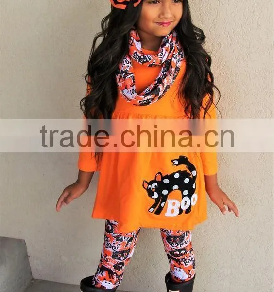 Soft Cotton Polka Dots Halloween Girl Outfits photo-4