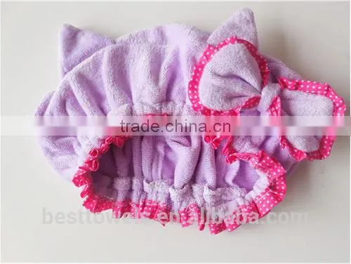Children Microfiber Elastic Hair Bands With Bow photo-3