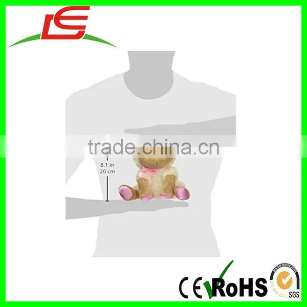 Hot Sell Little Pink Satin Feet Baby Lamb Plush Toy photo-3