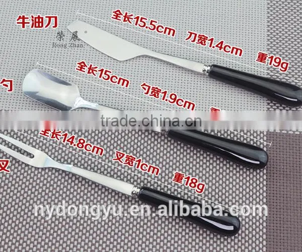 Pink Porcelain Handle Stainless Steel Knife Fork Spoon Tableware/daoq Fork Knife Spoon Cultery /fancy Dining Tableware photo-2