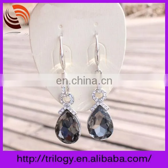 2014 Latest Design Lady Diamond Earrings photo-4