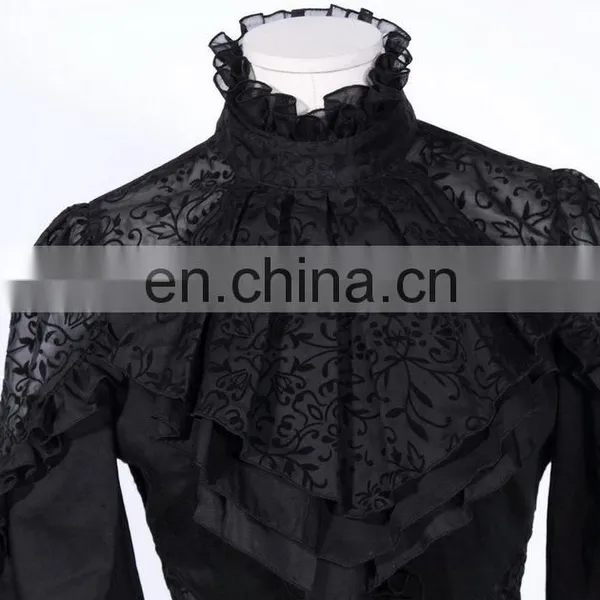 Gothic Aristocrat Frilled Shirt With Jabot photo-4