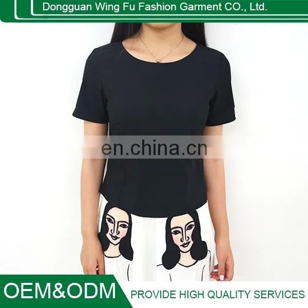 2015 New Fashion Portraits Printed High Waist Slim Skirt Ladies Pleated Skirt Black and White Printing Skirt photo-5