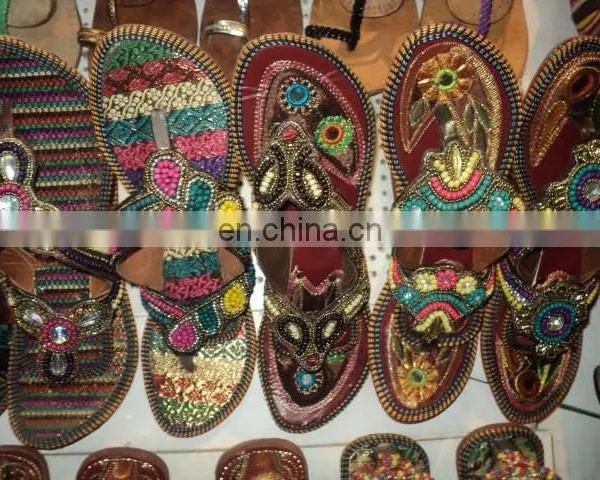 BEADED WORK NEW EMBRODIERY MIX MODELS SHOES PACK OF 50 PAIRS photo-2
