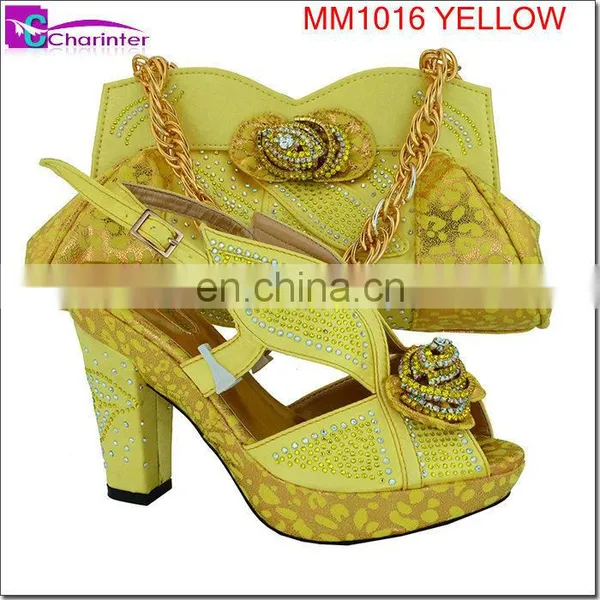High Heels Women Shoe and Bag Bag and Shoes Set Women Shoes Matching Bag photo-6