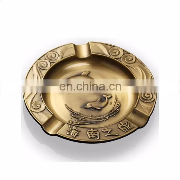 Heart Shape Men Cigar Metal Ashtray for Smoking Custom photo-2