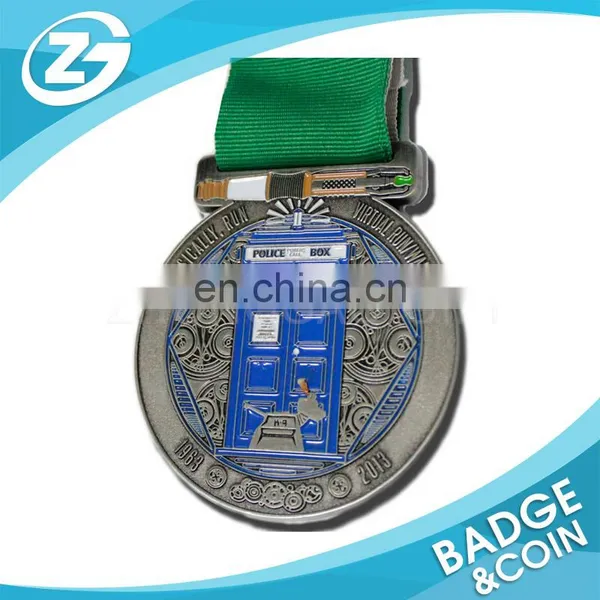 Promotion Gift Custom Zinc Alloy Metal Sport Medal With Ribbon photo-6