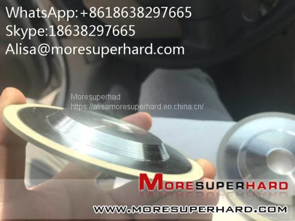 3A1 Ceramic Bonded Diamond Grinding Wheel Alisa@moresuperhard.com photo-2