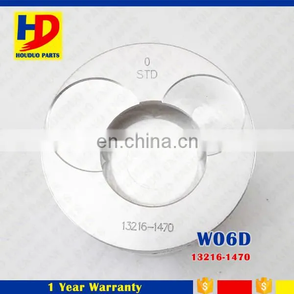 W04D W06D W04E W06E Engine Piston 13216-1470 With 6 Cylinders For Hino Parts photo-3