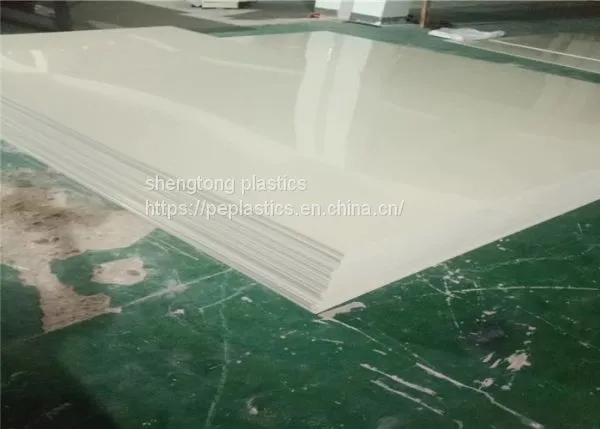 Natural White Color High Density Polyethylene Plastic Board photo-4