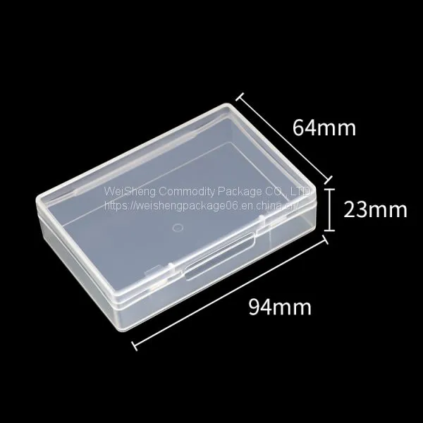 94x64x23mm Weisheng Playing Cards PP Storage Cases Transparent Plastic Box One Deck Playing Cards Packing Case photo-2