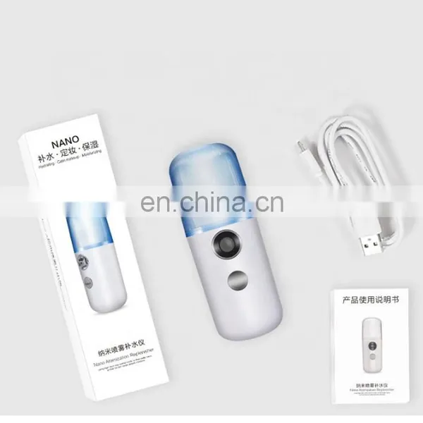 Electric 30ml Mini Handy Mist Steamer Nano Facial Sprayer Usb Nebulizer photo-7