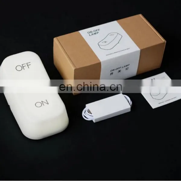 2020 Modern Sensor ON-OFF Table Lamp USB Charging LED Night Light for Bedroom Bathroom Kitchen photo-2