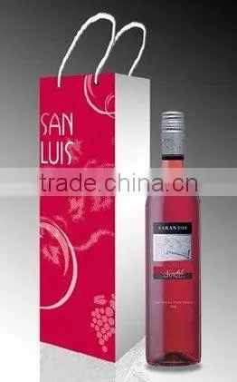 Factory Sale Customized Gift Paper Packing Bag for Wine photo-3