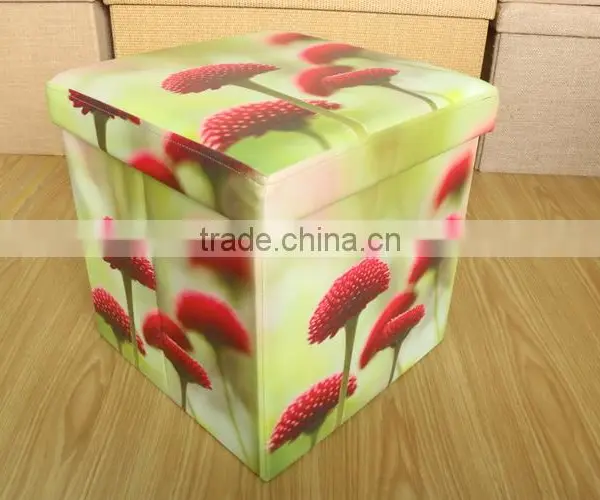 Modern Appearance Normal Ottoman Storage Stool photo-2