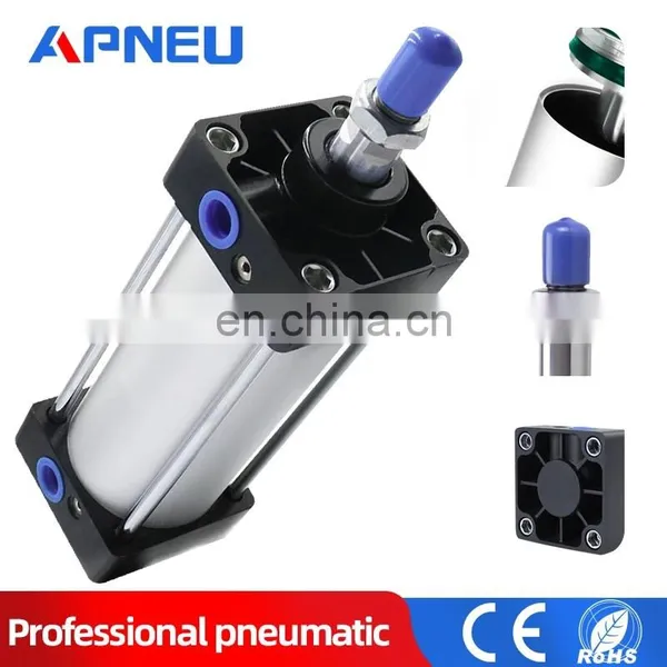 Pneumatic Cylinder SC Standard Air Cylinder 32/40/50/63/80mm Bore 25/50/75/100/125/150/175/200/250mm Stroke Pneumatic Cylinder photo-2